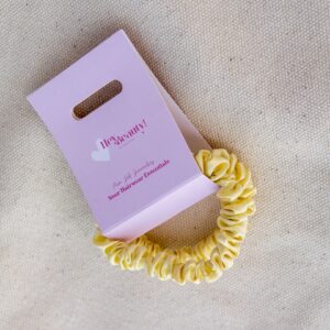 Two Pack Set in Daisy - 100% Silk Scrunchies
