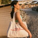 You deserve happy things :) - Cotton Tote Bag - Image 9