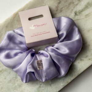 XL Scrunchie in Lilac - 100% Mulberry Silk