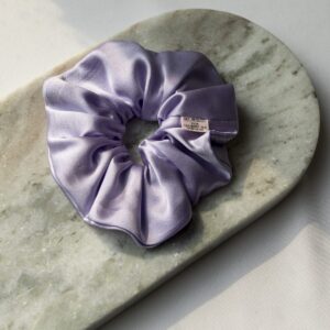 XL Scrunchie in Lilac - 100% Mulberry Silk