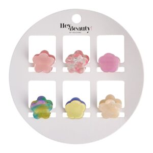 90's Baby Flower Hair Clips-Set Of 6