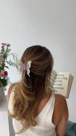 Butterfly Crystal Clip in Candy Lilac - Image 6