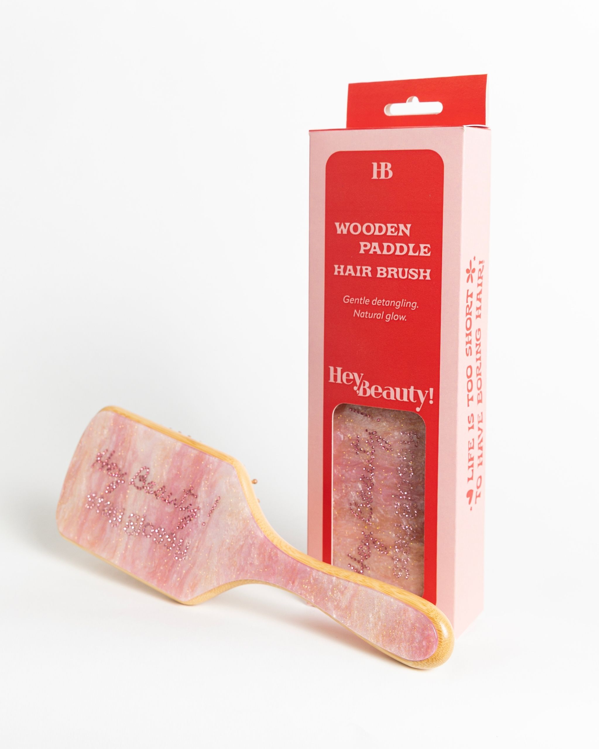 Ανώνυμο σχέδιο (29) HB Wooden Paddle Hair Brush - Image 1